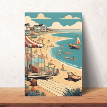 Retro Seaside Set Of Three Posters, 3 of 6