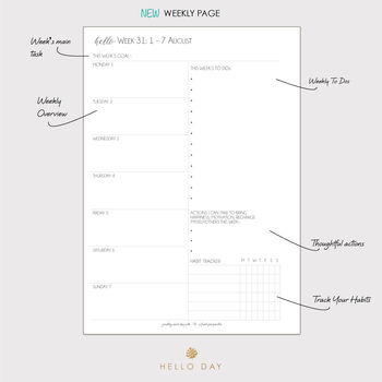 Original 2026 Daily Planner Diary: Petunia, 11 of 12