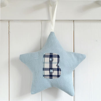 Personalised Initial Hanging Star Gift For Boy Or Girl, 10 of 12