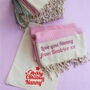 Personalised Soft Cotton Throw, Cotton Anniversary Gift, thumbnail 8 of 12