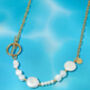 Personalised Pearl And Chain Necklace, thumbnail 3 of 6