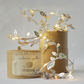 Gold Leaf Fairy Lights For Table Decorations, 5 of 6