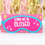 Glow In The Dark Sleep Mask On Gift Card, Four Designs, thumbnail 3 of 5