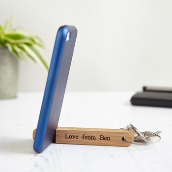 Personalised Phone Stand Keyring, 2 of 12