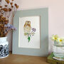 Tawny Owl And Ivy Berries Giclee Fine Art Print, thumbnail 3 of 9