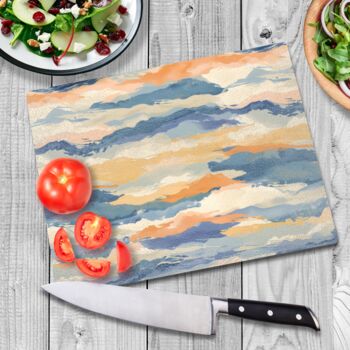 Daylight's Canvas Textured Glass Chopping Board, 2 of 8