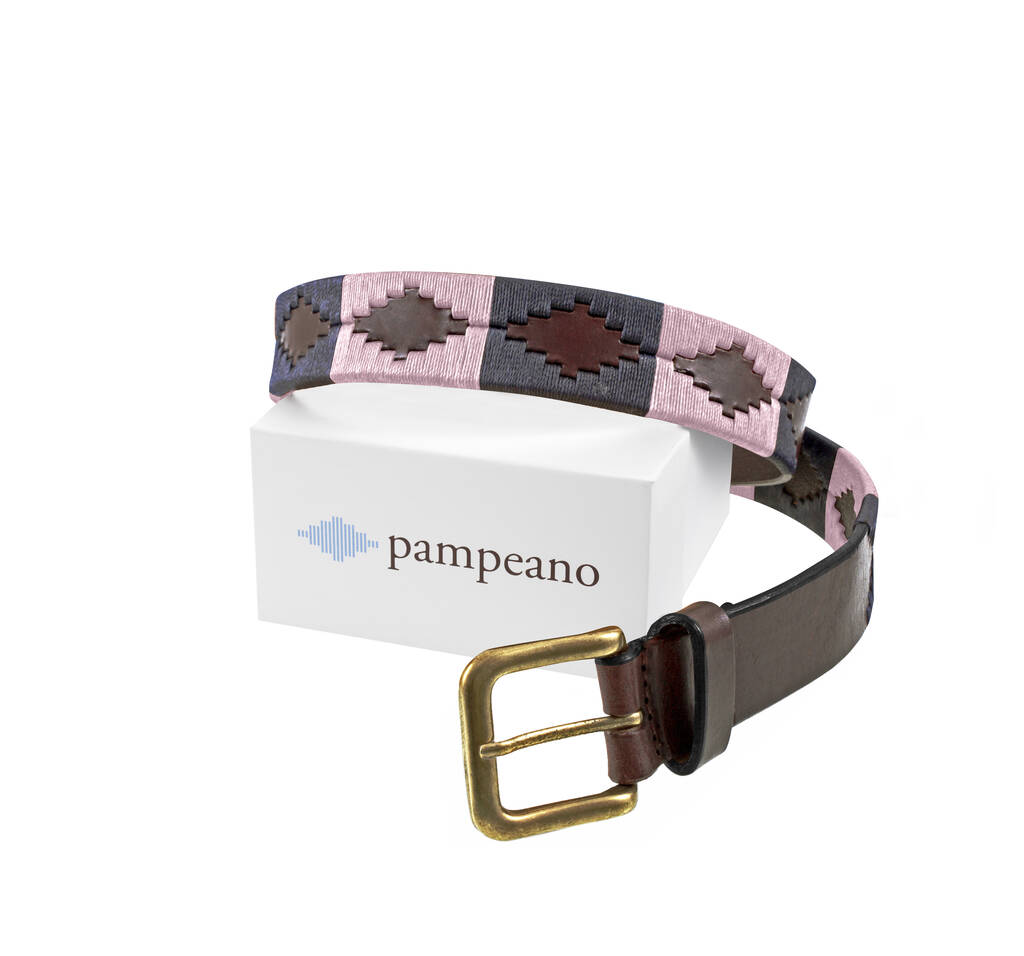 Pampeano 'Hermoso' Handmade Argentine Leather Polo Belt, 1 of 10