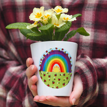 'Summer Rainbow' Teacher Plant Pot Gift, 2 of 4