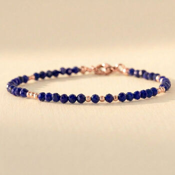 Skinny Lapis Lazuli Bracelet, 4 of 9