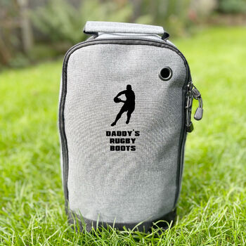 Personalised Rugby Boots Boot Bag, 2 of 7