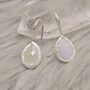 Rainbow Moonstone 925 Silver Earrings, thumbnail 3 of 8