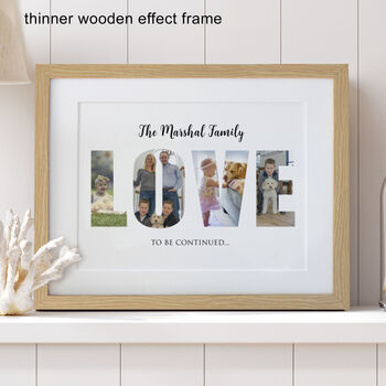 Personalised Photos Inside Love Collage, 7 of 8