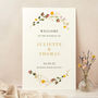 Wildflowers Wedding Welcome Sign, thumbnail 1 of 3