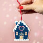 Gingerbread House Wooden Christmas Decoration, thumbnail 2 of 3