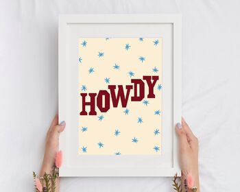 Howdy Home Print, 2 of 4