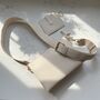 Personalised Embossed Saffiano Leather Trio Cross Body Bag, thumbnail 3 of 12