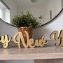 Happy New Year Standing Table Sign Décor, thumbnail 3 of 5