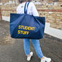 Student Stuff Oversized Tote Bag, thumbnail 3 of 12