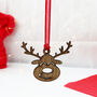 Cute Wooden Reindeer Ornament, thumbnail 10 of 12