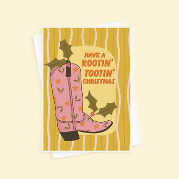 Rootin' Tootin' Christmas Card, 3 of 3