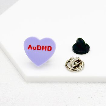 Au Dhd Heart Pin Badge, 9 of 12