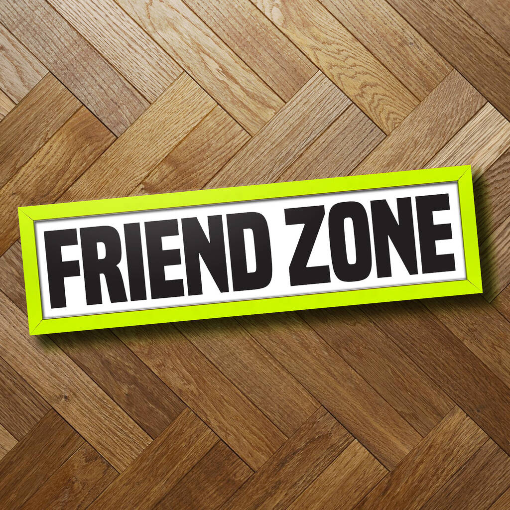 'Friend Zone' Framed Long Landscape Print, 1 of 6
