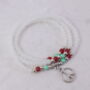 Beaded Wrap Bracelet With Peace Charm, thumbnail 5 of 6