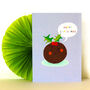 Christmas Pudding Greetings Card, thumbnail 5 of 5