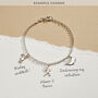 Personalised Dinky Story Three Charm Bracelet, thumbnail 3 of 9
