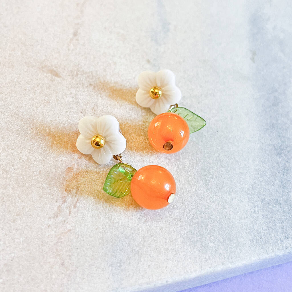Daisy And Clementine Charm Drop Earrings, 1 of 1