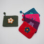 Handmade Felt Daisy Purse, thumbnail 8 of 9