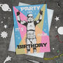 Original Stormtrooper Birthday Card, thumbnail 1 of 3