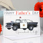 Vintage Police Car Father's Day Card, thumbnail 1 of 5