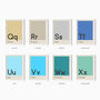 Personalised Colour Swatch Initial Name Art Print, thumbnail 10 of 10