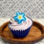 Forget Me Nots, Blue Flower. Dementia Coffee Morning. Cake Sale Pre Cut Edible X24 Cake Cupcake Decoration, thumbnail 1 of 4