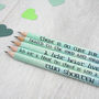 Irish Sayings: Best Friend Gift Pencils, thumbnail 2 of 6