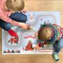 Personalised Children's Play Mat Christmas Train, thumbnail 1 of 5
