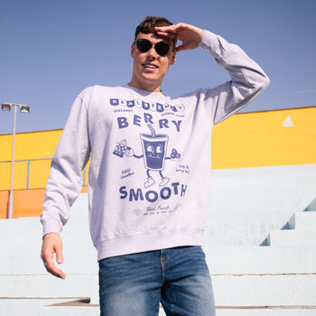 Berry Smooth Men’s Fruit Graphic Sweatshirt, 2 of 3