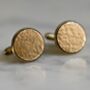 Hammered Solid Bronze Cufflinks, thumbnail 4 of 7