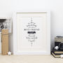 Best Friend Typography Print, thumbnail 2 of 3