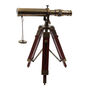 Personalised Bronze Telescope With Wooden Tripod Stand, thumbnail 5 of 8