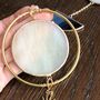 Glass Moon Phases Wall Hanging With Brass Details, thumbnail 5 of 9