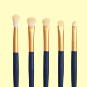 Make Up Brushes In Star Travel Case Gift Five Brush Set, 2 of 5