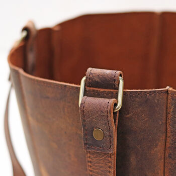 Leather Tote Handbag, 3 of 10