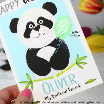 Personalised Panda Relation Birthday Card, 4 of 11