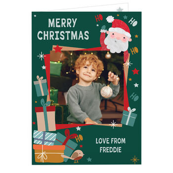 Photo Personalised Christmas Cards Family Pack Of 10, 6 of 7