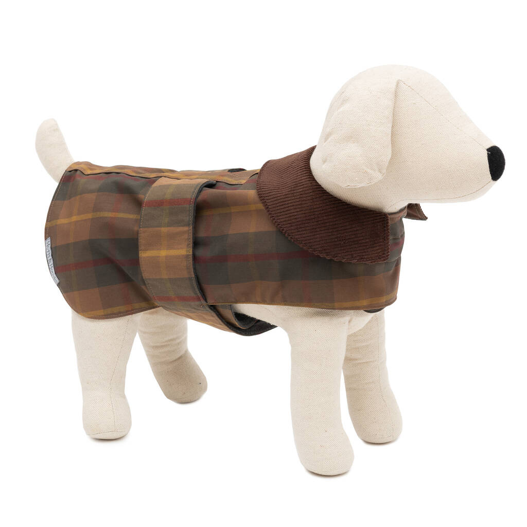 Waxed Waterproof Dog Coats By Mutts & Hounds