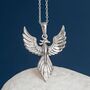 Sterling Silver Phoenix Necklace, thumbnail 1 of 12
