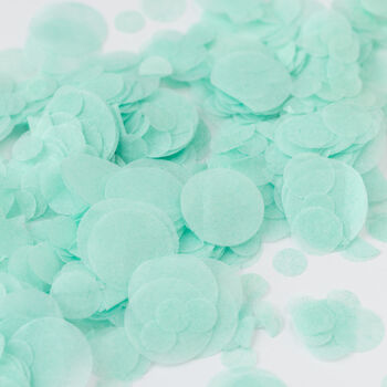 Mint Wedding Confetti | Biodegradable Paper Confetti, 3 of 6