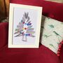 Personalised Baby's First Christmas Abstract Print, thumbnail 3 of 8